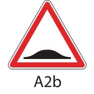 Panneau de signalisation de danger - A2b - Ralentisseur de type dos d'âne