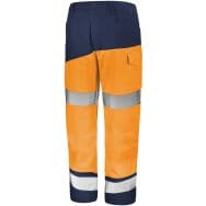 Pantalon Fluo Safe XP 9B86 - Orange fluo/Marine - Cepovett