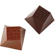 Plaque chocolat de 35 empreintes carrés cacao