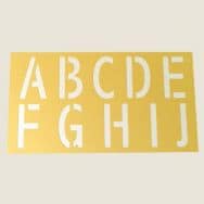 Pochoirs alphabet