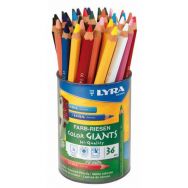 Pot 36 crayons de couleurs Lyra Color Giants