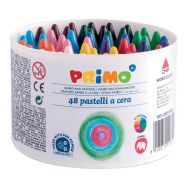 Pots de 48 crayons à la cire dia 13,5mmx65mm