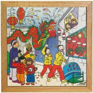 Puzzle à thème la fête du nouvel an chinois