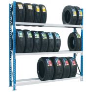 Rayonnage pneu Flexi-Store - Profondeur 400 mm - Manorga