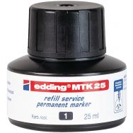 Recharge d'encre pour marqueur permanent - Noir - MTK25 - Edding