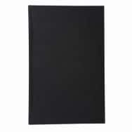Registre 35x22,5cm 5x5 folioté 200 pages-Noir toilé