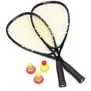 Set 2 Raquettes + 3 Volants + Housse Speed Badminton