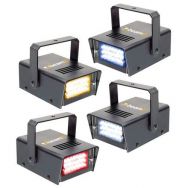 Set de 4 Minis stroboscopes LED RYBW