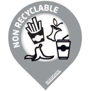 Sticker tri non recyclable