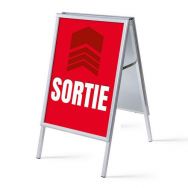 Stop-Trottoir A1 Ensemble Complet Sortir Rouge
