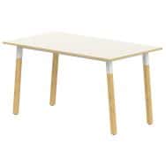 Table 4 pieds inclinés métal/bois 200 x 80 cm stratifié ABS