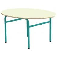 Table Elodie II ovale, 4 pieds tube