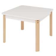 Table Ergo carrée T1 - T2 - T3 piètement bois hêtre