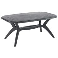 Table Ibiza 165 x 100 cm - anthracite