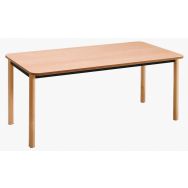 Table Lise rectangulaire pieds bois