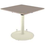 Table Mano mobile 80 x 80 cm hauteur réglable plateau stratifié alaisé