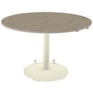 Table Mano mobile ronde Ø120 cm hauteur réglable plat stratifié alaisé