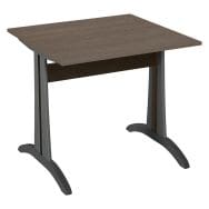 Table Mikado 80 x 80 cm dégagement latéral - stratifié ABS
