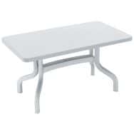 Table Ribalto 140 x 80 cm rabattable - blanc