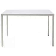 Table Summer 120 x 80 cm zingué hauteur 75 cm - peint blanc