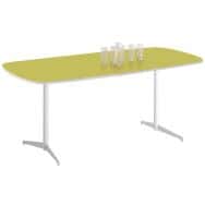 Table TAMARIS rectangulaire bombée 190 x 80 cm