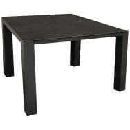 Table TORINO carrée kedra/alu - Pro Loisirs