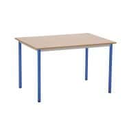 Table T'Sup 4 pieds - Plateau mélaminé 120x80