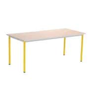 Table T'Sup 4 pieds - Plateau mélaminé 180x80