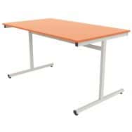 Table dégagement latéral 200 x 80 cm stratifié ABS