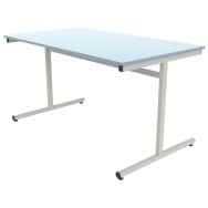 Table dégagement latéral 80 x 80 cm stratifié ABS