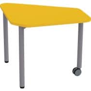 Table mobile Géométra 1/2 rectangle 60° 60x60 cm - Manutan Expert