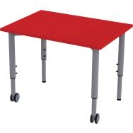 Table mobile Géométra rectangulaire 70x50 cm - Manutan Expert