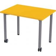 Table mobile Géométra rectangulaire 70x50 cm mélaminé