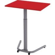 Table mobile réglable Up & Down rectangulaire 70x50 cm - Manutan Expert