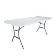 Table pliante Lifetime 183x76 cm PHD Blanc