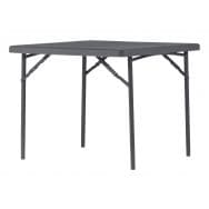 Table pliante XXL 90 - 91 x 91 cm - gris bleuté