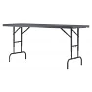 Table pliante réglable en hauteur Worktop 180 - 183 x 76 cm - gris bleuté