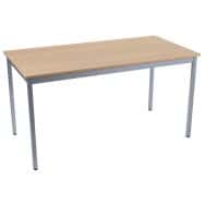Table polyvalente chêne alu 120x60