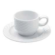 Tasse café en porcelaine ø6,5 cm 9cl blanc-Polo