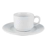 Tasse thé en porcelaine ø9 cm 23cl blanc-Panama