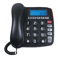Téléphone résidentiel sans répondeur - Schneider - GMSC525FBLK