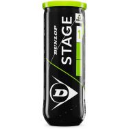 Tube 3 balles de tennis - Dunlop - Stage 1 vert