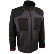 Veste de travail souple coupe vent en Sofshelldeperlant Singer Safety Manutan Collectivites