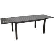 table Alice 140/240 cm châssis graphite/plateau graphite