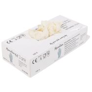 100 Gants Latex non poudrés T9 Blanc