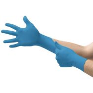 100 Gants nitrile non poudrés industrie taille M