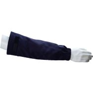 10 paires Manchette en coton bleu tissé