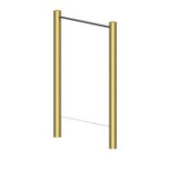 1 seule barre fixe - scellement direct