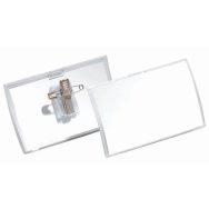25 portes-badge Clik Fold - Avec pince combi 90 x 54 mm