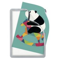 2 pochettes cadre d'affichage adhésive Magneto A3 - 297 x 420 mm Gris